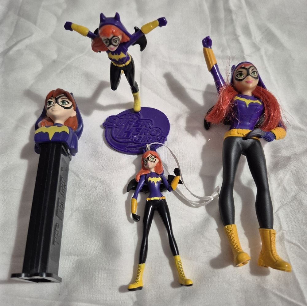 4 Piece DC Super Hero Girl BatGirl Lot